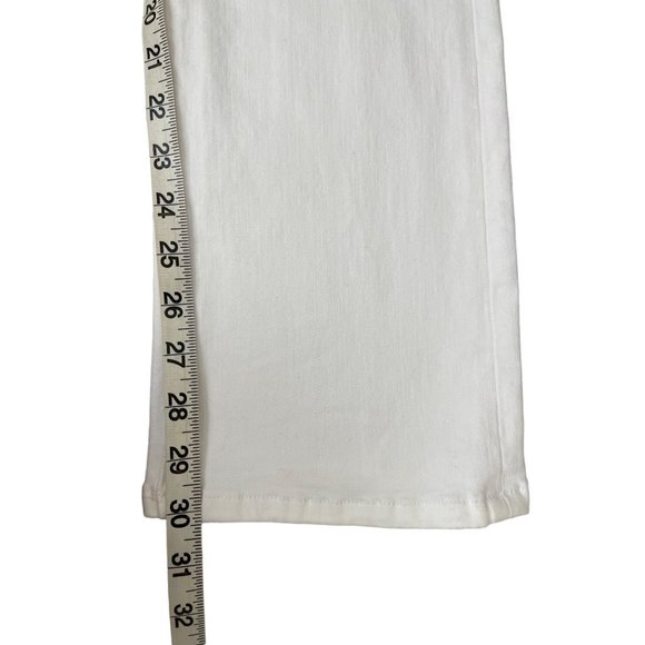 Eve Denim The Juliette Jean White Blanc Button Fly High Rise Size 26 $245 - Picture 8 of 15